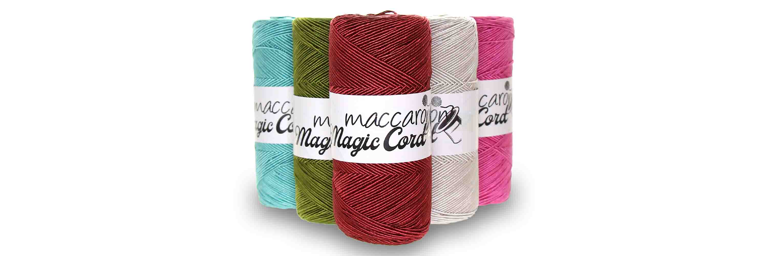 magiccord premium polyster yarn maccaroni yarn